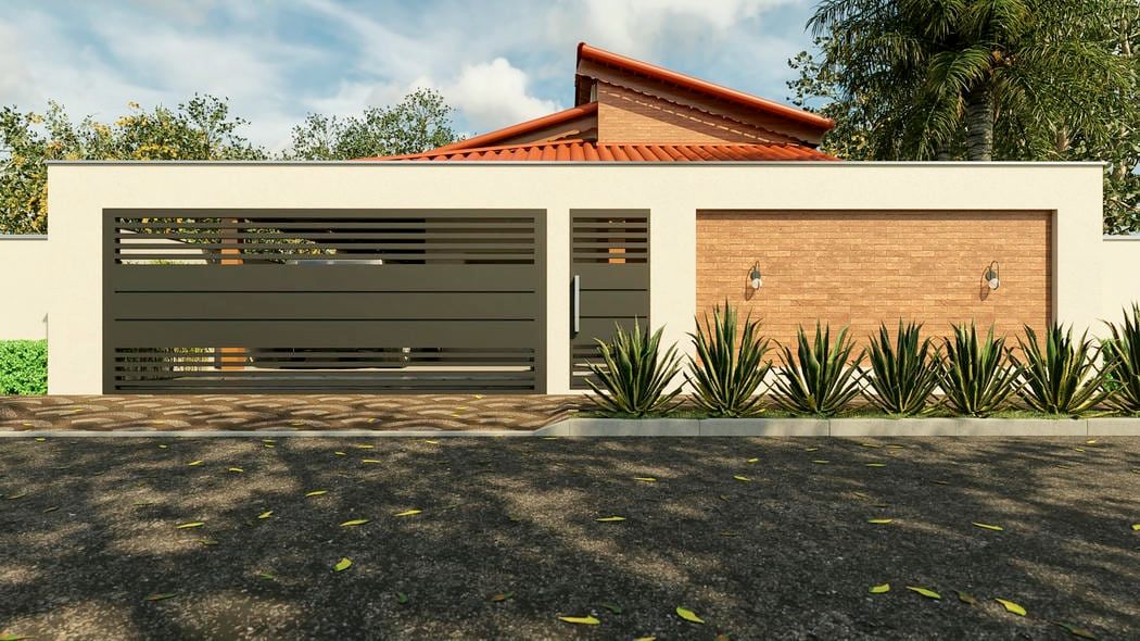 imagem muro de casa térrea
