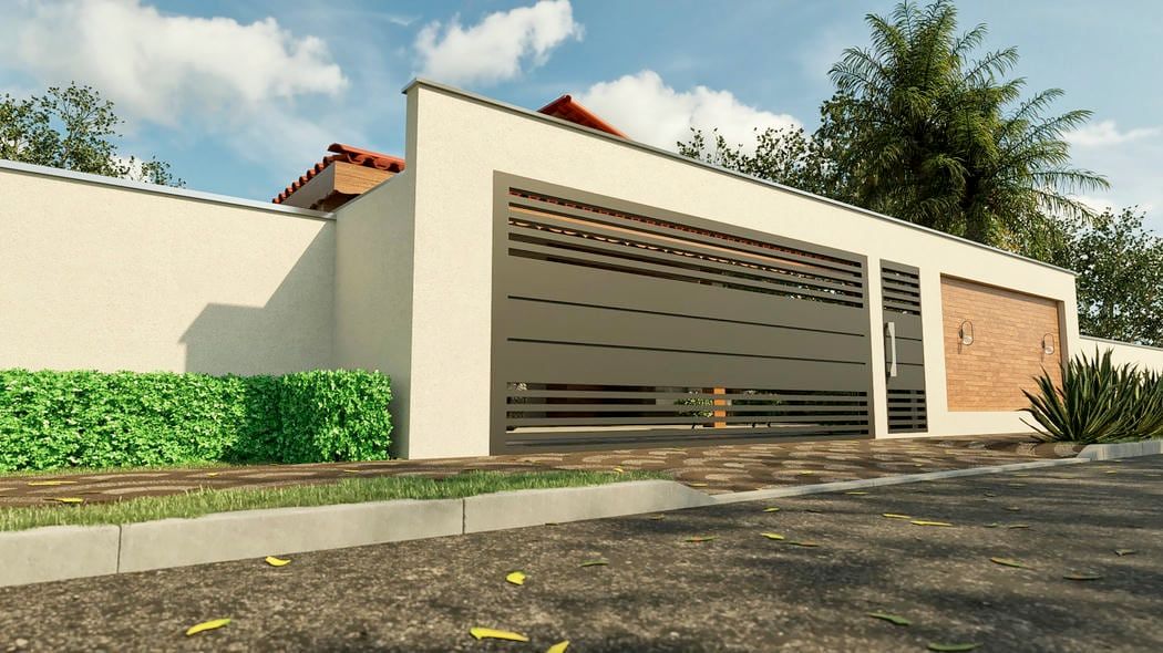 imagem muro de casa térrea