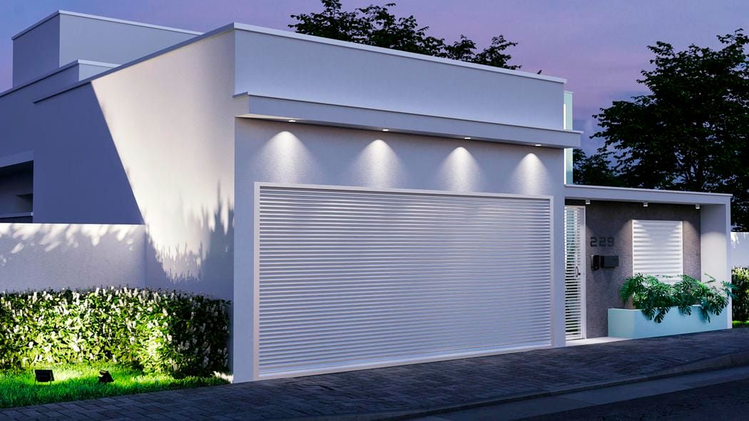 iluminação de fachada