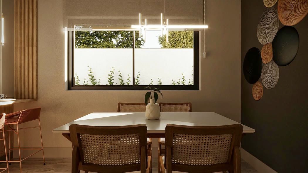 Cozinha planejada em sobrado