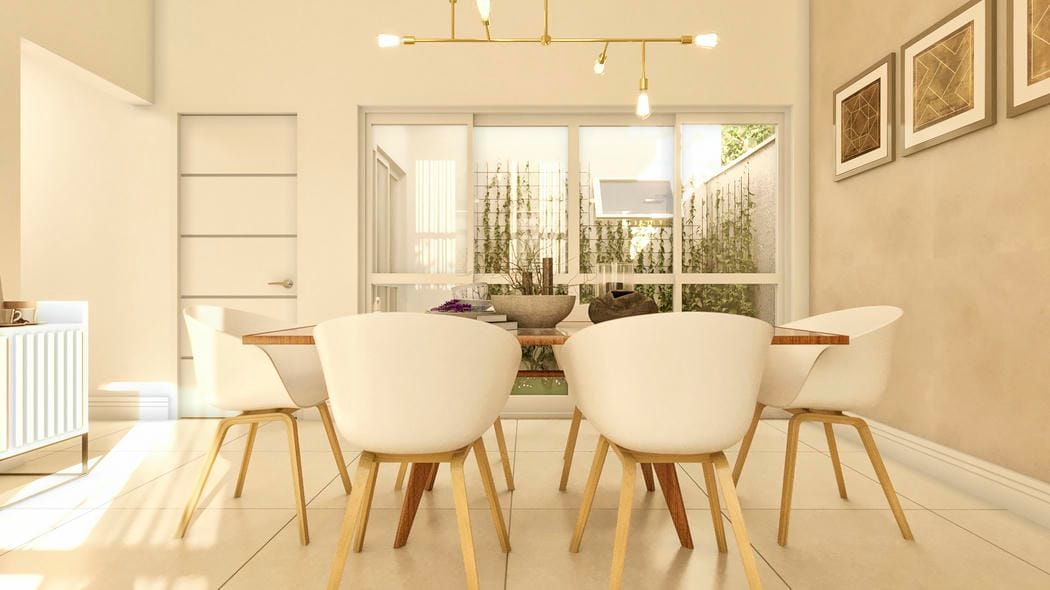 Projeto de interiores sala de jantar