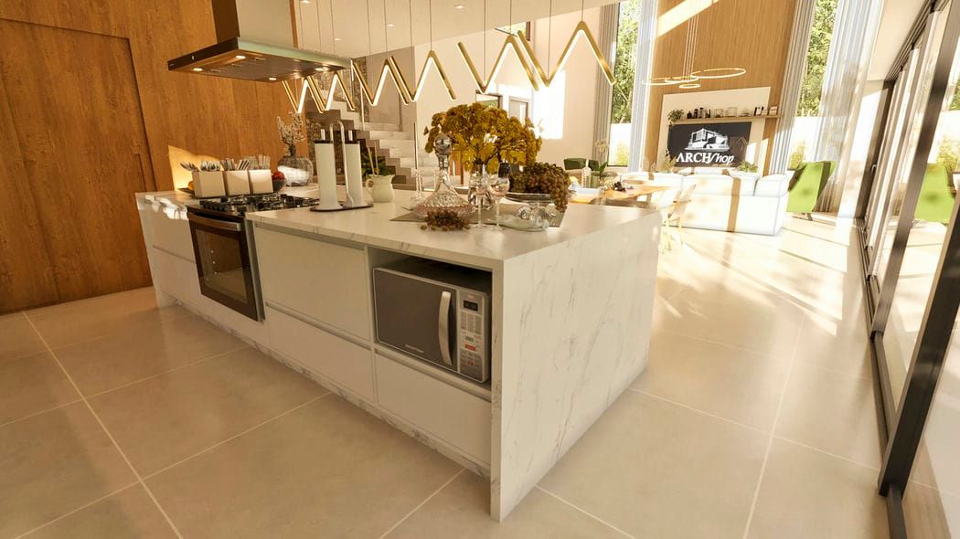 Bancada da cozinha planejada