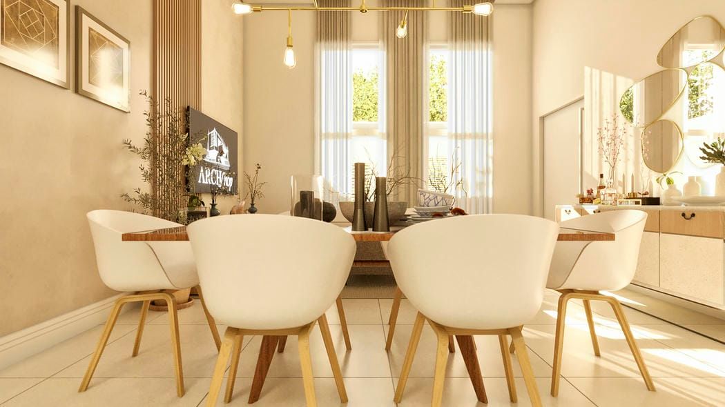 Projeto com sala de jantar integrada