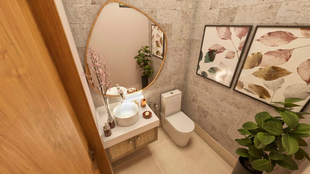 lavabo com pedra