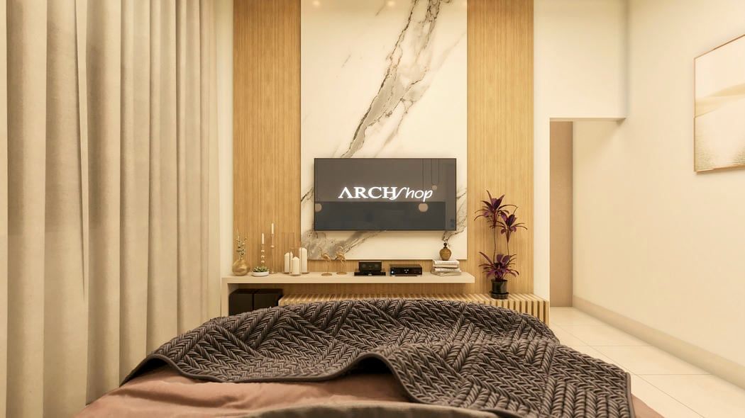 Painel moderno para tv