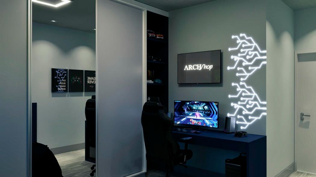 Dormitório em sobrado