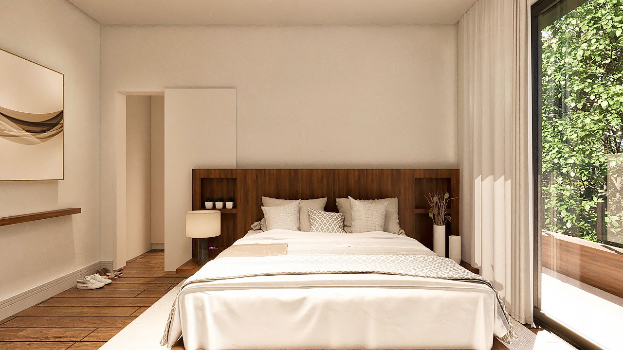 cama de casal com cabeceira