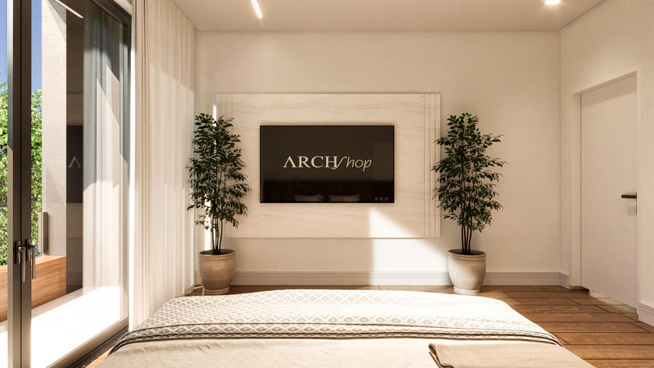 painel de tv mdf branco