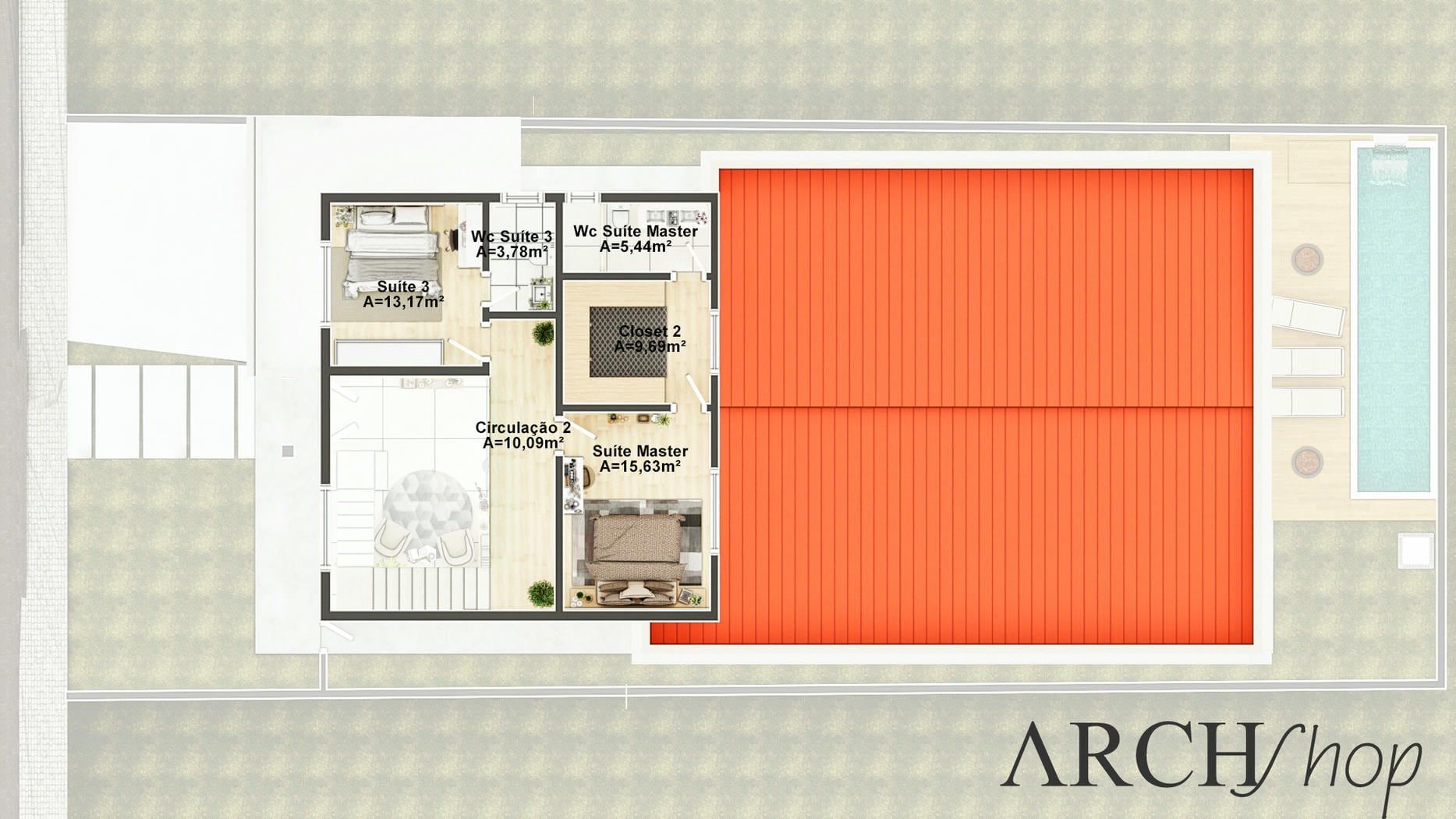 projeto de casa classica